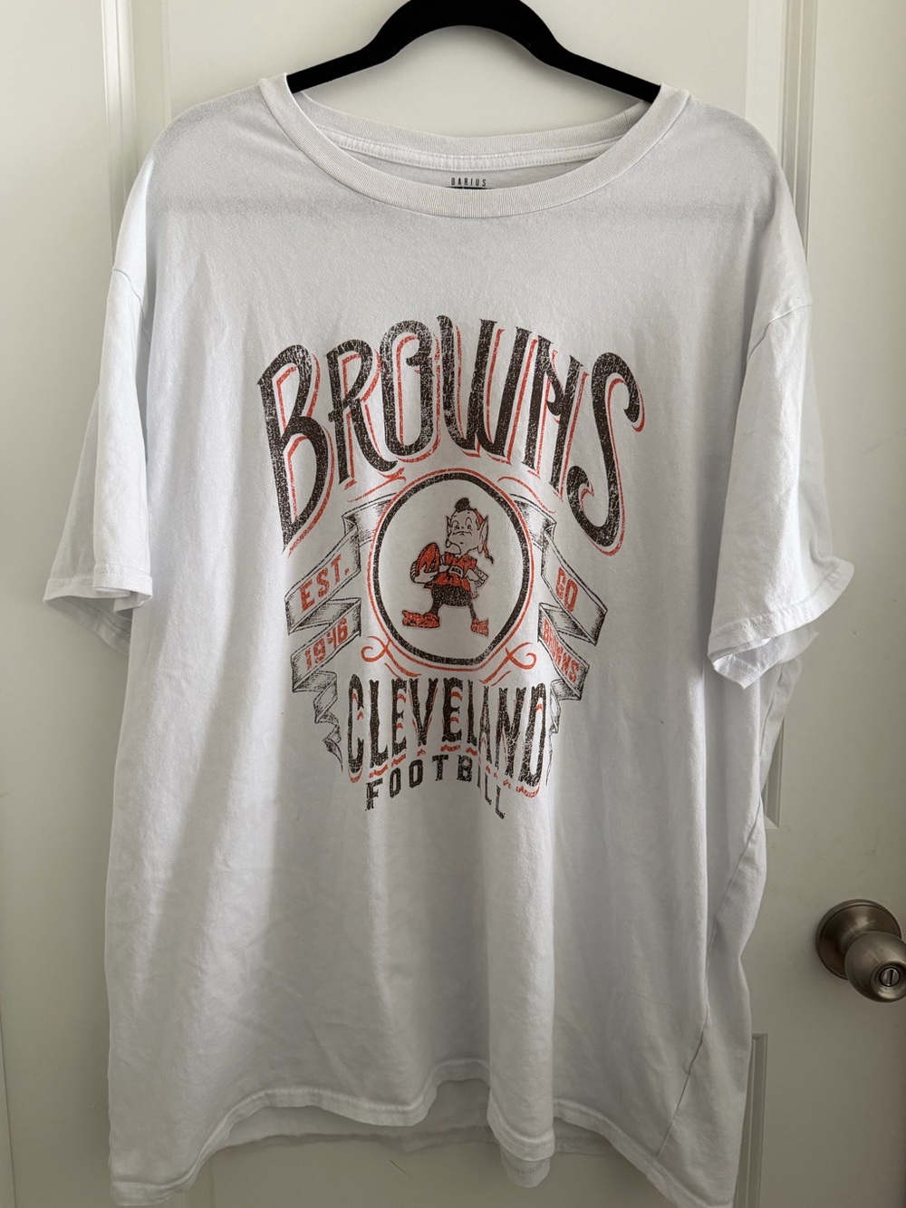 Darius Rucker Cleveland Browns Football Graphic T-Shirt 2XL
